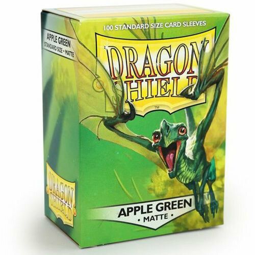 Dragon Shield - Apple Green - Matte Standard Size Sleeves (100 ct)